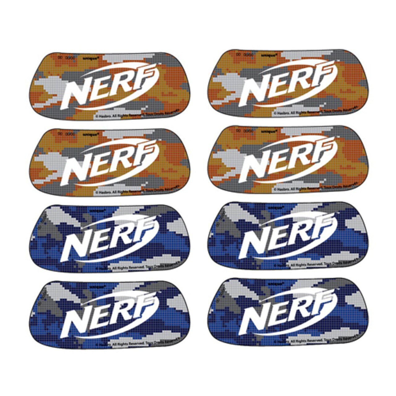 8 CT Pair Nerf Eyeblack Sticker